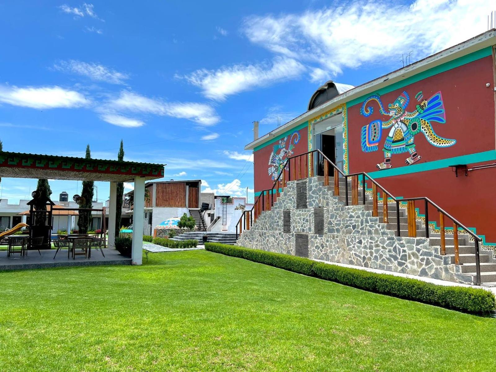 San Martín de las Pirámides Hotel El Jaguar מראה חיצוני תמונה
