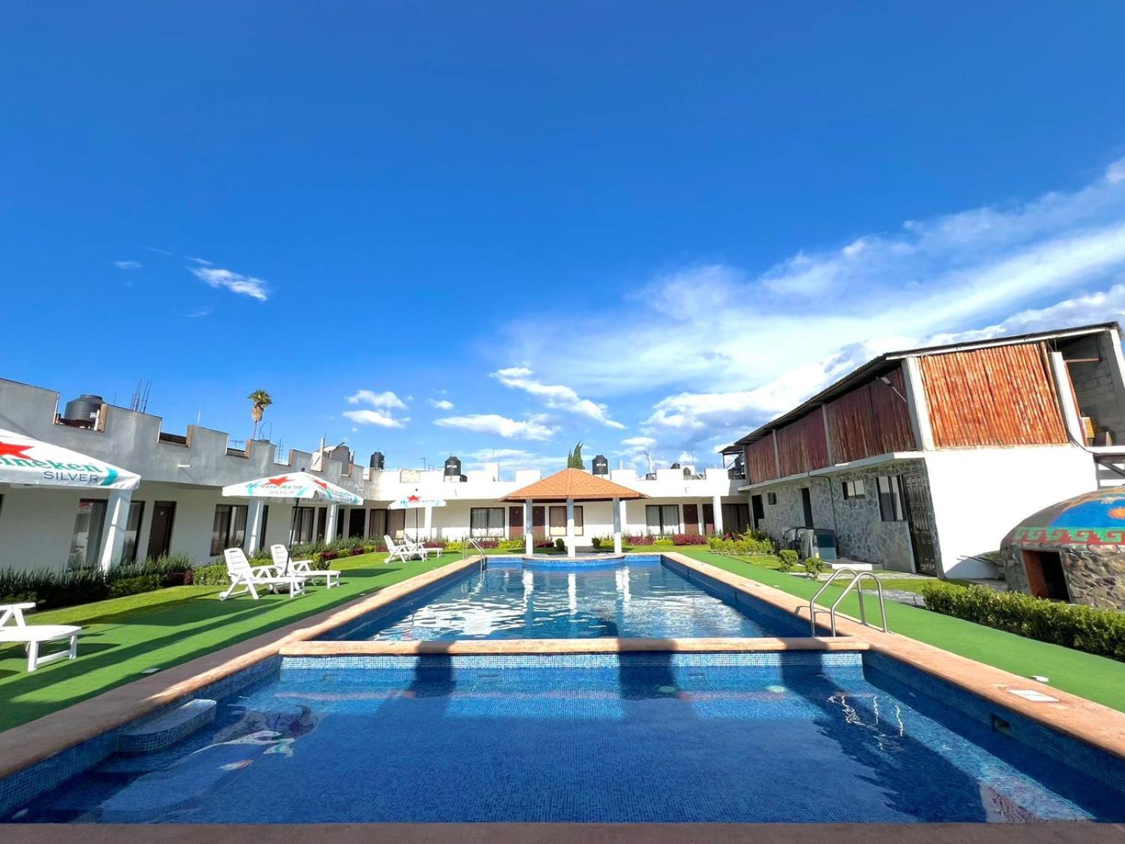 San Martín de las Pirámides Hotel El Jaguar מראה חיצוני תמונה